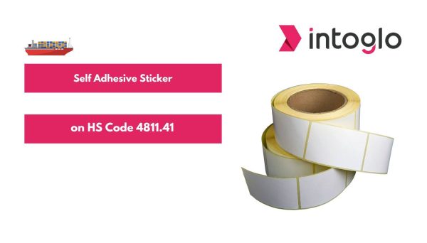 Self Adhesive Sticker on HS Code 4811.41
